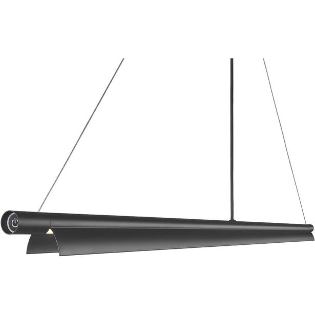 LED-riippuvalaisin Nordlux SpaceB, 120cm, musta