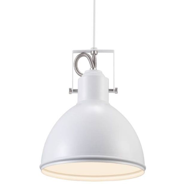 Riippuvalaisin Nordlux Aslak, Ø20cm, valkoinen