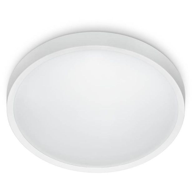 LED-plafondi Nordlux Altus 2700K, Ø29,8cm, valkoinen