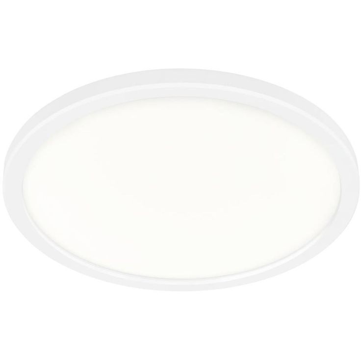LED-plafondi Nordlux Oja 24 2700K, Ø24,4cm, valkoinen