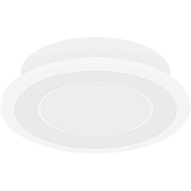 LED-alasvalo Nordlux Clyde 15, Ø14,5cm, 4000K, valkoinen