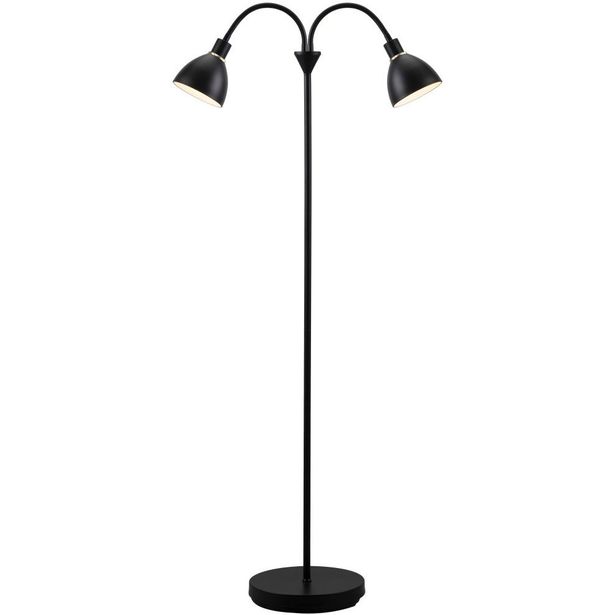 Lattiavalaisin Nordlux Ray, 155cm, 2-osainen, musta