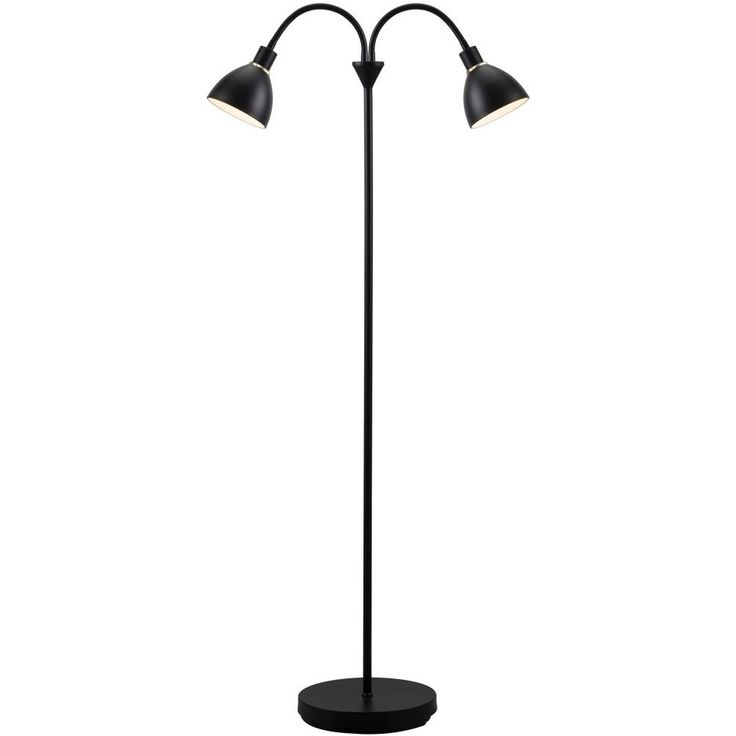 Lattiavalaisin Nordlux Ray, 155cm, 2-osainen, musta