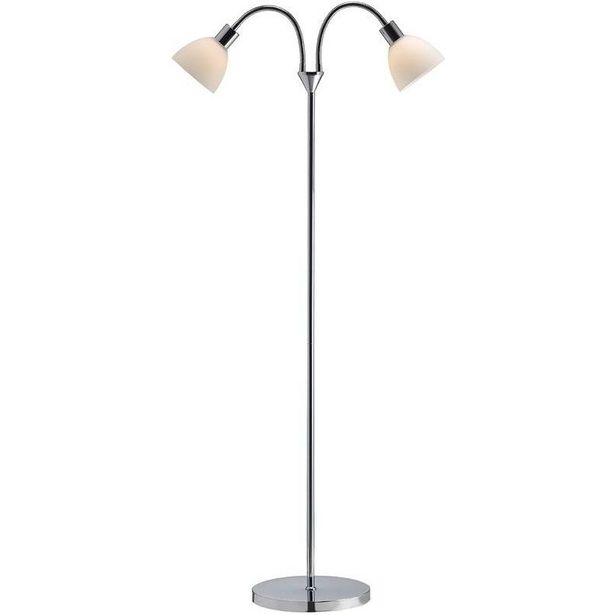 Lattiavalaisin Nordlux Ray, 155cm, 2-osainen, kromi
