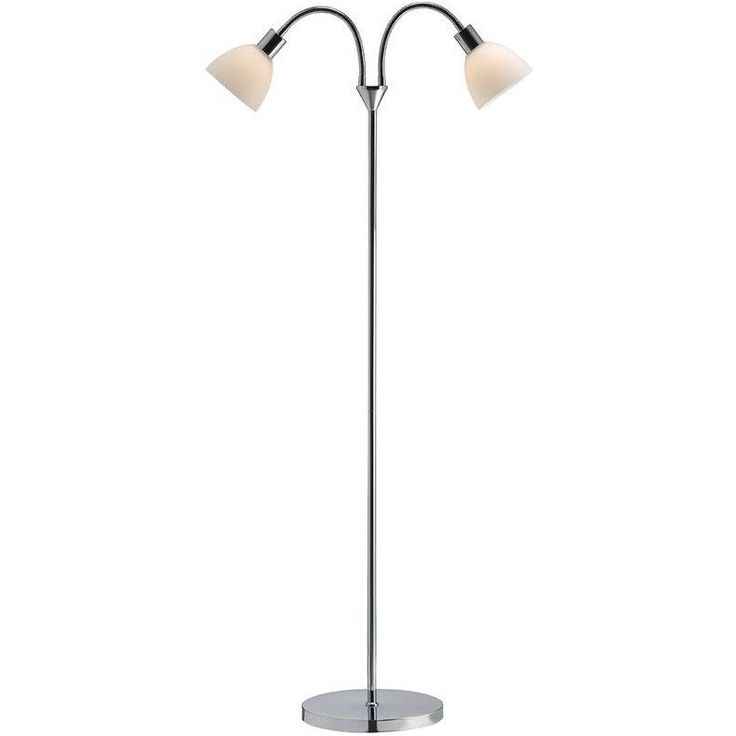 Lattiavalaisin Nordlux Ray, 155cm, 2-osainen, kromi