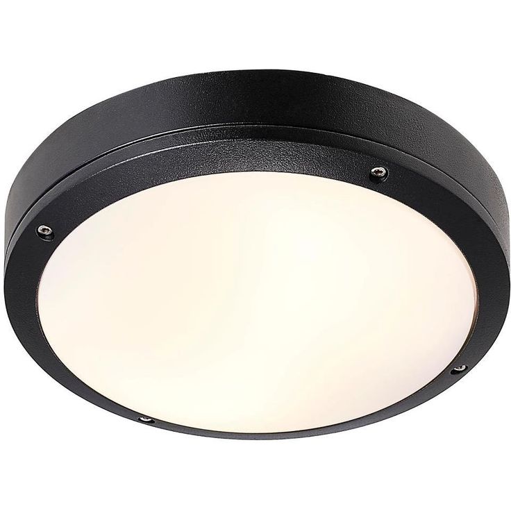 Plafondi Nordlux Desi, ø28cm, IP44, musta
