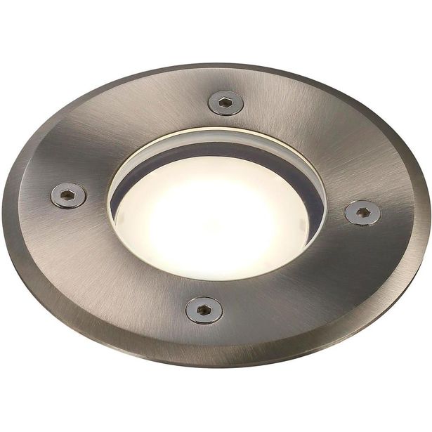 Maavalo Nordlux Pato, ø11cm, ruostumaton teräs