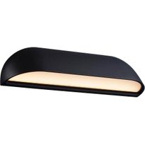 LED-ulkoseinävalaisin Nordlux Front 26, IP44, musta