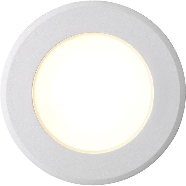 LED-alasvalo Nordlux Birla, ø9,5cm, IP20, himmennettävä, valkoinen
