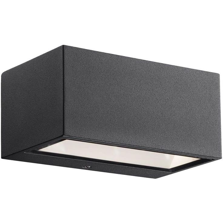 LED-ulkoseinävalaisin Nordlux Nene, ylös/alas, musta