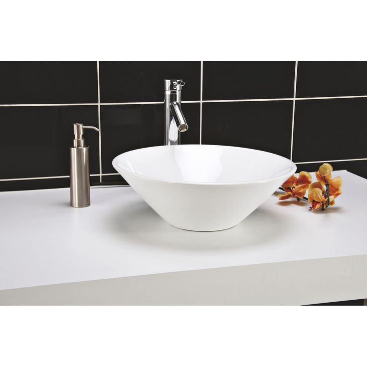 Malja-allas Noro Loop Ø 435x145 mm posliini