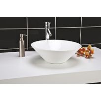 Malja-allas Noro Loop Ø 435x145 mm posliini, Verkkokaupan poistotuote