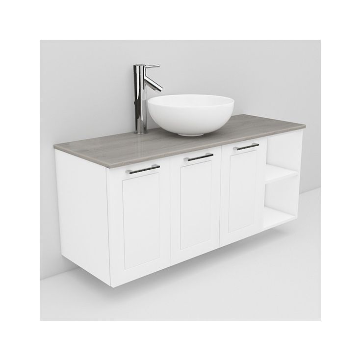 Allaskaappi ja Coast-allas Noro Flexline 133, 1200mm, marmoritaso, eri värejä