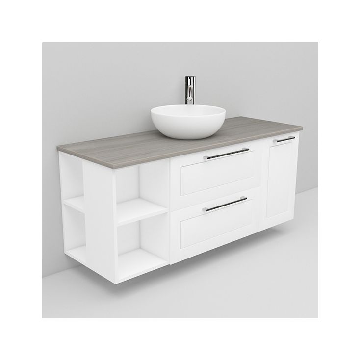 Allaskaappi ja Coast-allas Noro Flexline 173, 1200mm, marmoritaso, eri värejä