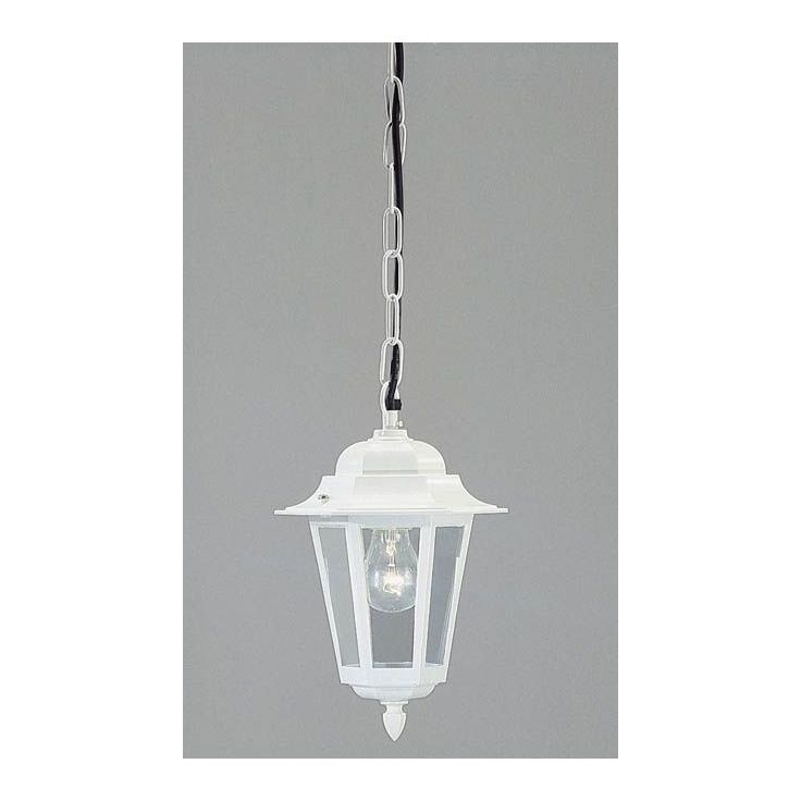 Riippuvalaisin ulkokäyttöön Noor Milano Mini, Ø205x275mm, valkoinen
