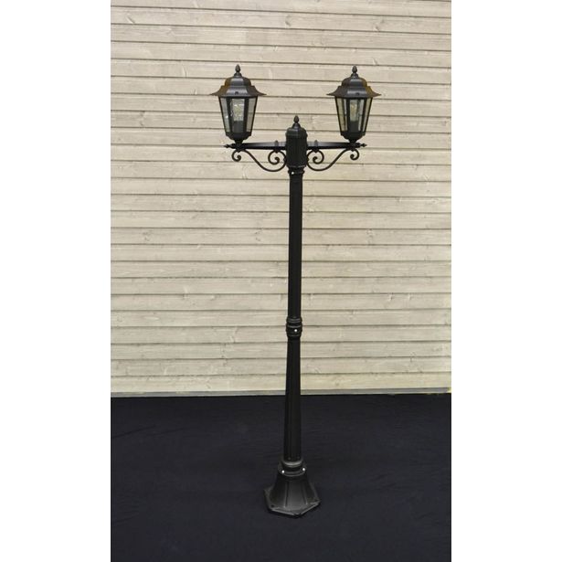 Pylväsvalaisin Noor Milano Mini, 1745x535mm, 2-osainen, musta