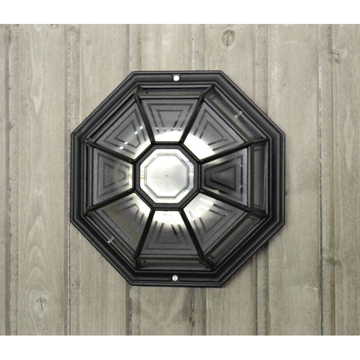 Plafondi Noor Monza, Ø283x150mm, musta