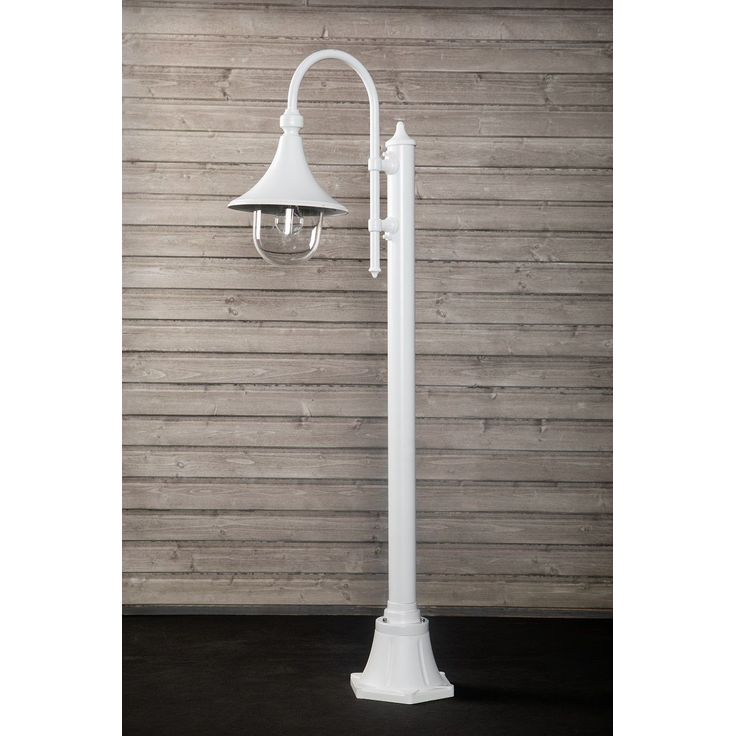 Pylväsvalaisin Noor Trumpetti, 1350x525x250mm, valkoinen