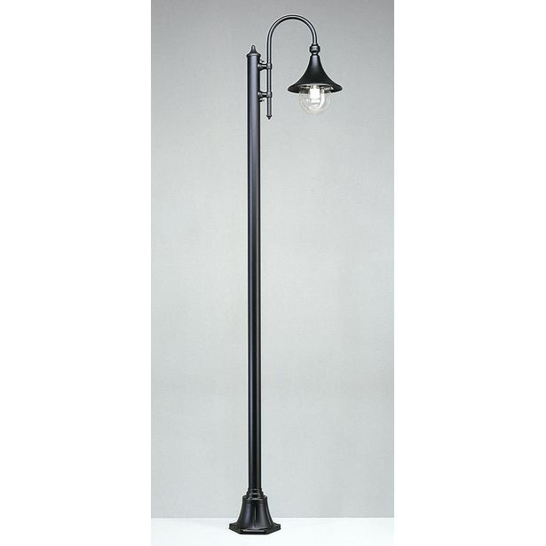 Pylväsvalaisin Noor Trumpetti, 2350x525x250mm, musta