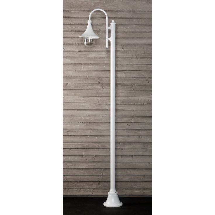 Pylväsvalaisin Noor Trumpetti, 2350x525x250mm, valkoinen