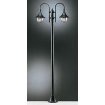 Pylväsvalaisin Noor Trumpetti, 2350x810x250mm, 2-osainen, musta