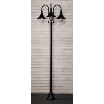 Pylväsvalaisin Noor Trumpetti, 2350x735mm, 3-osainen, musta