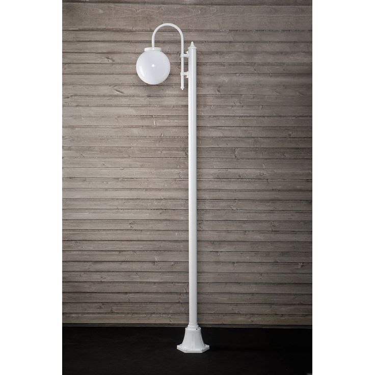 Pylväsvalaisin Noor Globo, 2350x525x250mm, valkoinen
