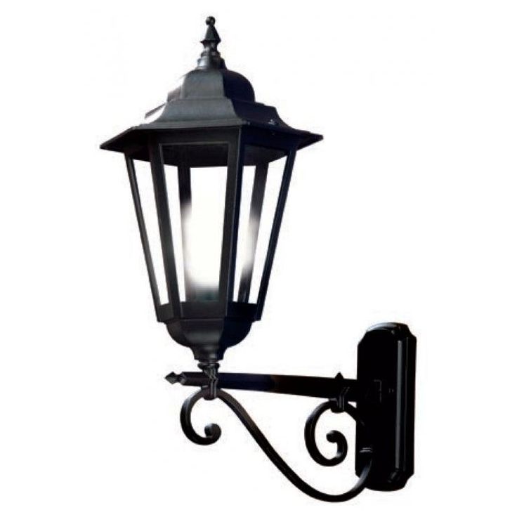 Seinävalaisin Noor Milano Maxi, 714x485x310mm, musta