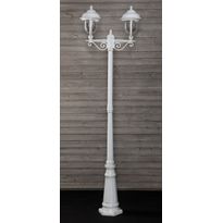Pylväsvalaisin Noor Kello, 2-osainen, 2180x650mm, valkoinen/kulta