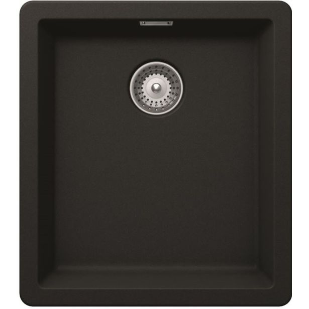 Keittiöallas Nordic Tech Nordic Quartz 350, 406x456mm, komposiitti, musta