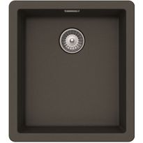 Keittiöallas Nordic Tech Nordic Quartz 350, 406x456mm, komposiitti, harmaa