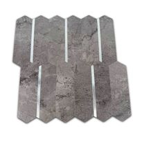 Sisustuslevy Nordih Grey Marble Pinstripe, 4x275x270mm