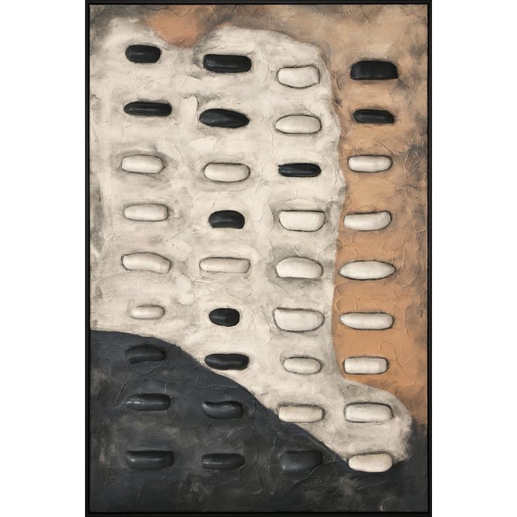 Seinätaide Nordih Earth Stone Matrix, 120x80cm