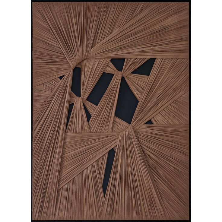 Seinätaide Nordih Plaster Textile Knot Structure Brown&Black, 120x80cm