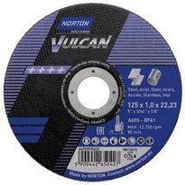 Katkaisulaikka Norton Vulcan A60S, 125x1x22.2mm, 125X1.
