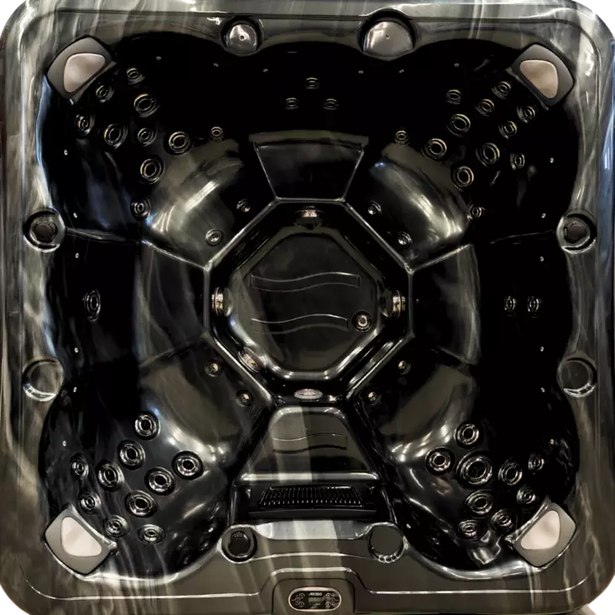 Ulkoporeallas Aresso Pizzo, 7 hlöä, 55 suutinta, harmaa/musta