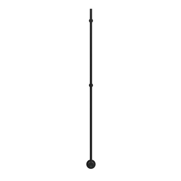 Pyyhekuivain Nordhem Kaknäs, sähkö, 1500x90mm, 35W, mattamusta