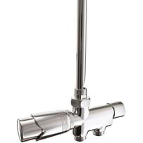Pyyhekuivaimen venttiili Nordhem, termostaatilla, 430mm, C/C 40mm, G15, kromi