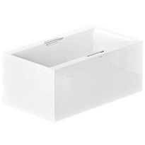 Etulevy kylpyammeeseen Nordhem, Höllviken Nordurit, 1250mm, valkoinen, Verkkokaupan poistotuote