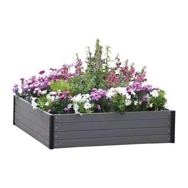 Kasvilava Hortus, 24x110x110 cm, komposiitti