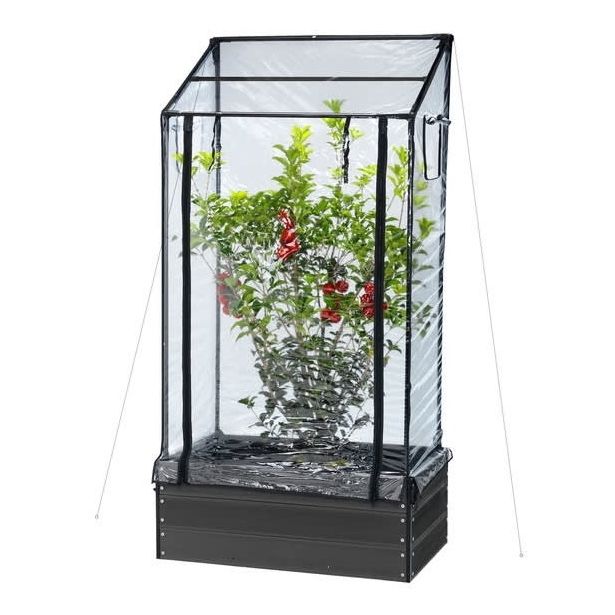 Kasvihuone lavakaulukselle Hortus, 87x47x130/150 cm