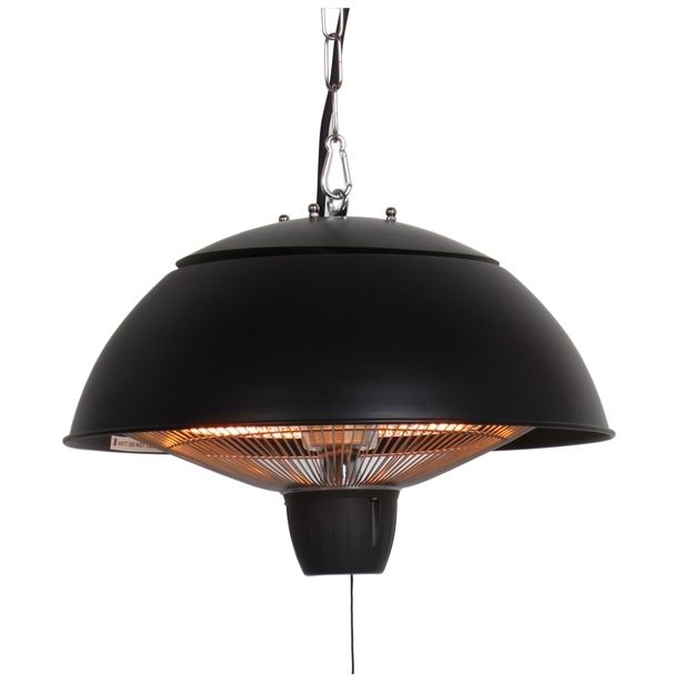Terassilämmitin Hortus, ripustettava malli, 600/1500W, HA, musta