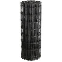 Puutarha-aita Hortus, 5x10cm, 0.6x25m, 0% PVC, musta