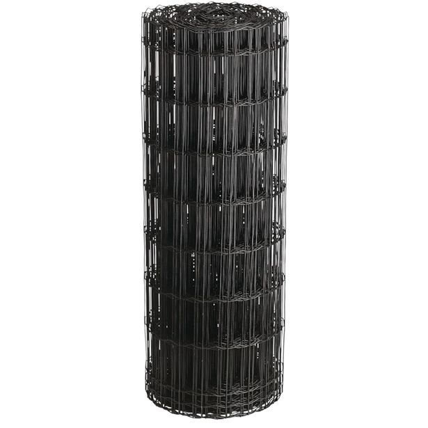 Puutarha-aita Hortus, 5x10cm, 0.6x25m, 0% PVC, musta