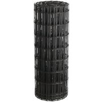Puutarha-aita Hortus, 5x10cm, 2.1mm, 10m, 0% PVC, musta