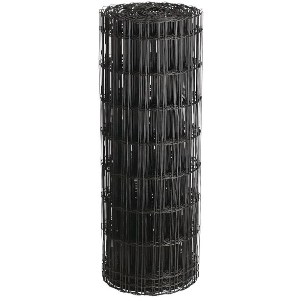 Puutarha-aita Hortus, 5x10cm, 2.1mm, 10m, 0% PVC, musta