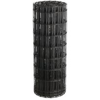 Puutarha-aita Hortus, 5x10cm, 0.8x25m, 0% PVC, musta