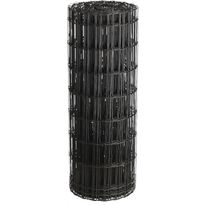 Puutarha-aita Hortus, 5x10cm, 1.2x25m, 0% PVC, musta