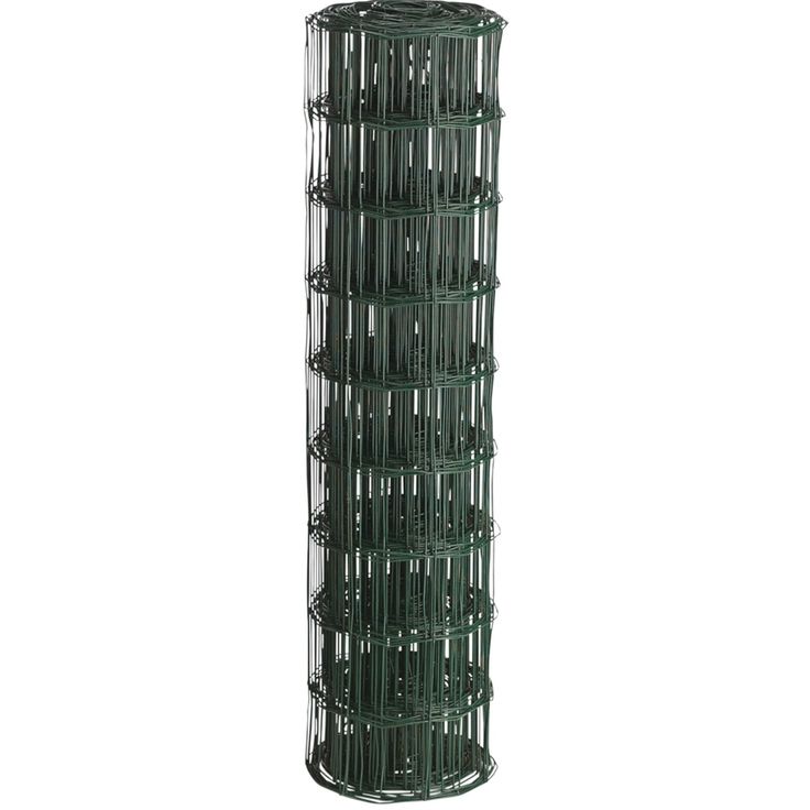 Puutarha-aita Hortus, 10x10cm, 0.6x25m, 0% PVC, vihreä