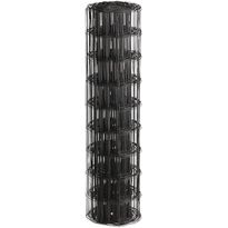 Puutarha-aita Hortus, 10x10cm, 0.9x25m, 0% PVC, musta
